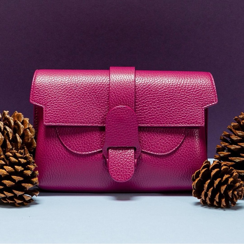 ALMOST NEW Senreve Aria Belt Bag in Raspberry
